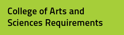 College of Arts and Sciences Requirements